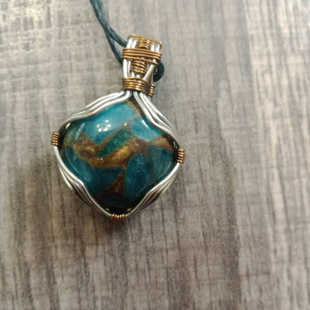 jasper pendant necklace